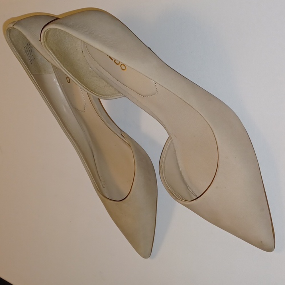 ALDO Vralg Nude Women's Low Stilettos Size 8